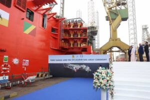 Départ du navire TANGO FLNG MONROVIA pour la République du Congo